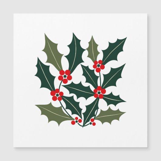 ホリーベリー リーフ ミッドセンチュリー モダンスタイル (正面)