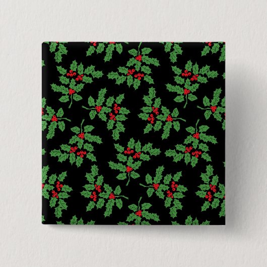 ホリーベリー 缶バッジ (正面)