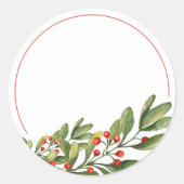 ホリーベリ空白のー自家製ジャールカニング ラウンドシール (正面)