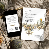 ホリーベルゴールデンベリーウィンターウェディング詳細 招待状