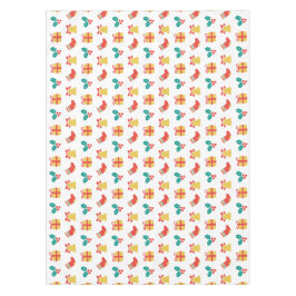 ホリーベルストッキングレッドホワイトグリーン金ゴールドクリスマス テーブルクロス