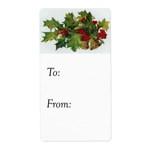 ホリーベルズヴィンテージギフトラベル ラベル (正面)