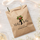 ホリーペンギンすてきクリスマスホームメイドトリート フェイバーバッグ (クリップ留めされた状態)