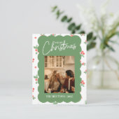 ホリーホタテの写真クリスマスカード シーズンカード (スタンド正面)