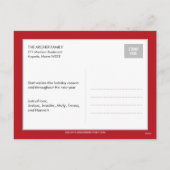 ホリーホリデすてきーフォトカードはがき シーズンポストカード (裏面)