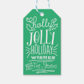 ホリーホリデーすてきウィッシュズギフトラベル ギフトタグ (正面)