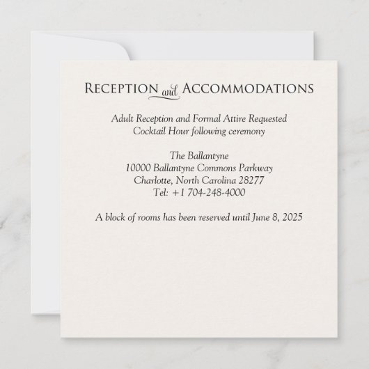 ホリーホリデークリスマスインサートエンクロージャカード ノートカード (正面)