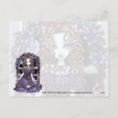 ホリーホリデークリスマスパーティーキャンディエンジェルポストカード シーズンポストカード (裏面)