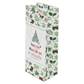 ホリーホリメリーーズブライトおもしろい ワインギフトバッグ (正面アングル)