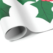 ホリーホワイトラッピング紙 ラッピングペーパー (ロールコーナー)