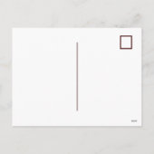 ホリーボタニカルイラストレーションクリスマスポストカード シーズンポストカード (裏面)