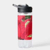 ホリーポイントポインセティアスクリスマスホリデーフローラ ウォーターボトル (右面)