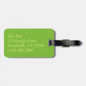 ホリーポイントポインセティアスホリデイフローラ ラゲッジタグ (裏面横)