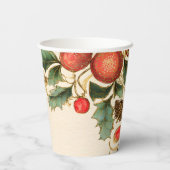 ホリーポメ素朴グラナートクリスマスパーティー 紙コップ (裏面)