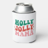 ホリーマすてきマ – おもしろいホリデーデザイン 缶クーラー (缶裏面)