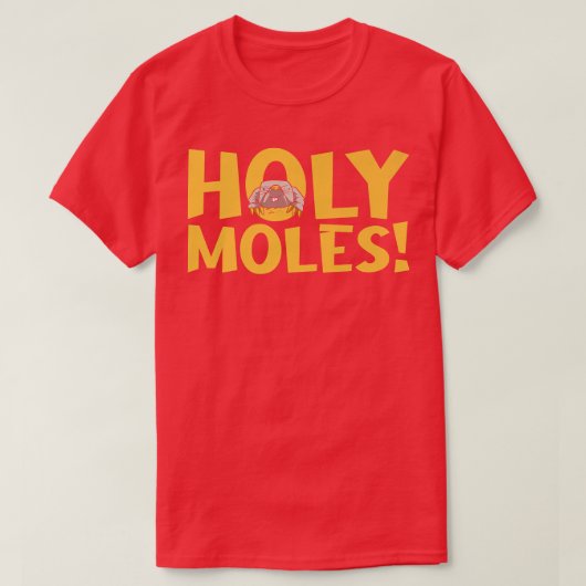 ホリーモグラ – 虫害虫駆除剤 – 害虫 Tシャツ (デザイン正面)