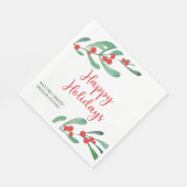 ホリーモダンカンパニーホリデーパーティー スタンダードランチョンナプキン (角)