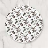 ホリーモダンス・クリスマス・ボタニカル・ベリー・パターン フェイバータグ (裏面)