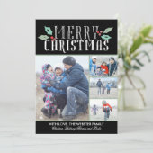 ホリーモダンズ4フォトクリスマス シーズンカード (スタンド正面)