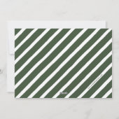 ホリーモダンフォすてきトコラージュクリスマスグリーン シーズンカード (裏面)