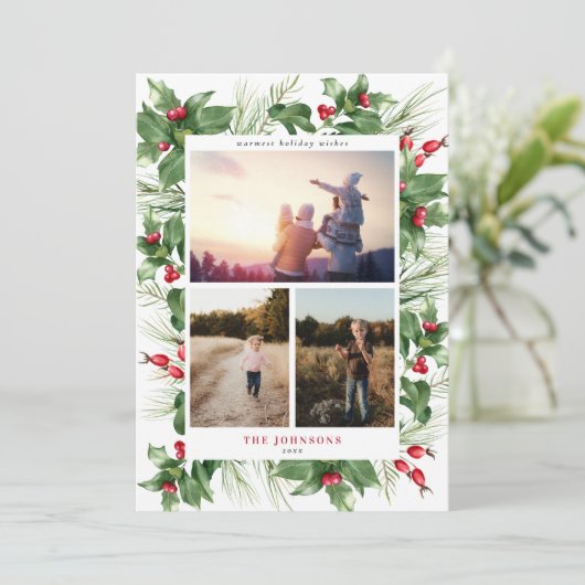 ホリーモダンベリーグリーン3枚の写真 シーズンカード (スタンド正面)