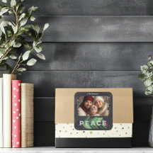 ホリーモダンベリーピース付きブラック&グリーン