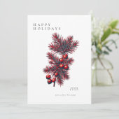 ホリーモダンベリーホープのポスター企業のクリスマス サンキューカード (スタンド正面)