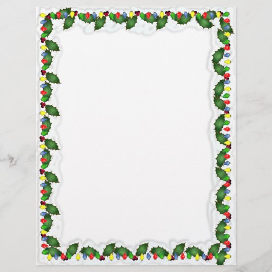 ホリーライツ クリスマス ステーショナリー チラシ (正面)