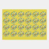 ホリーラッピング紙フラットシートセット3 ラッピングペーパーシート (正面)