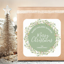 ホリーリースクリスマスホームメイドホリデーベーキング