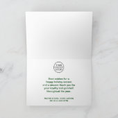 ホリーリースホリ企業のデー シーズンカード (内部)