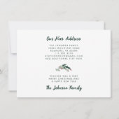 ホリーリースメリークリスマスニューホーム 案内状 (裏面)