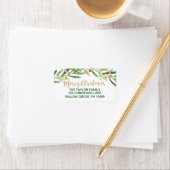 ホリーリースメリークリスマス ラベル (インサイチュ)