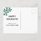 ホリーリースロゴビジネス シーズンポストカード (裏面)