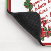 ホリーリース円フォトフレーム マウスパッド (コーナー)