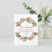 ホリーリース動く告知を動かした 案内ポストカード (スタンド正面)