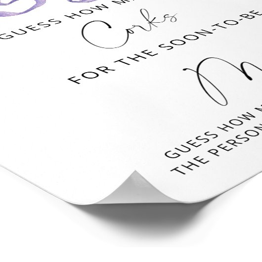 ホリーリース – コークスポスターの数を推測 ポスター (角)