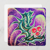 ホリーリーフとベリカラフルー シーズンカード (正面/裏面)