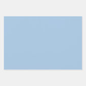 ホリーレッドおよびウィンターブルーソリッド ラッピングペーパーシート (正面2)