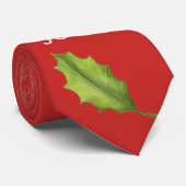 ホリーレッドすてきクリスマスホリデー ネクタイ (ロール)