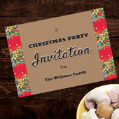 ホリーレッドフェスティバルカスタムクリスマスパーティー 招待状