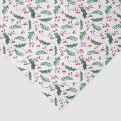 ホリーレッドベリークリスマスパターン 薄葉紙 (詳細)