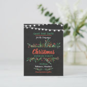 ホリーヴィンテージ|クリスマスディナー|ホリデーパーティ 案内ポストカード (スタンド正面)