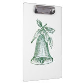 ホリー付きクリスマスベル クリップボード (右)