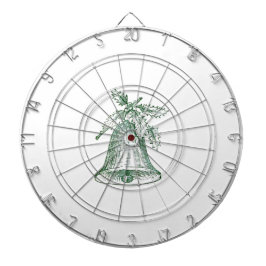 ホリー付きクリスマスベル ダーツボード
