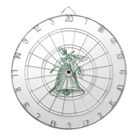ホリー付きクリスマスベル ダーツボード (正面)
