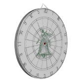 ホリー付きクリスマスベル ダーツボード (正面左)