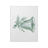 ホリー付きクリスマスベル ノートパッド (回転)