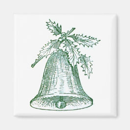 ホリー付きクリスマスベル マグネット