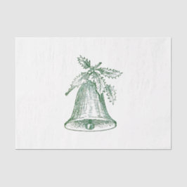 ホリー付きクリスマスベル 薄葉紙